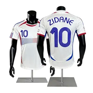 2006 National Team Away White Zidane #10 Short-Sleeve Jersey