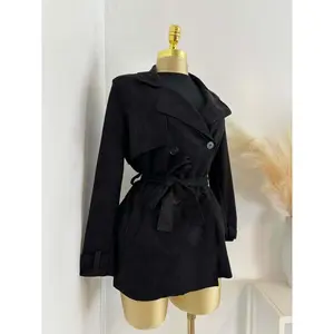 Black Suede Coat
