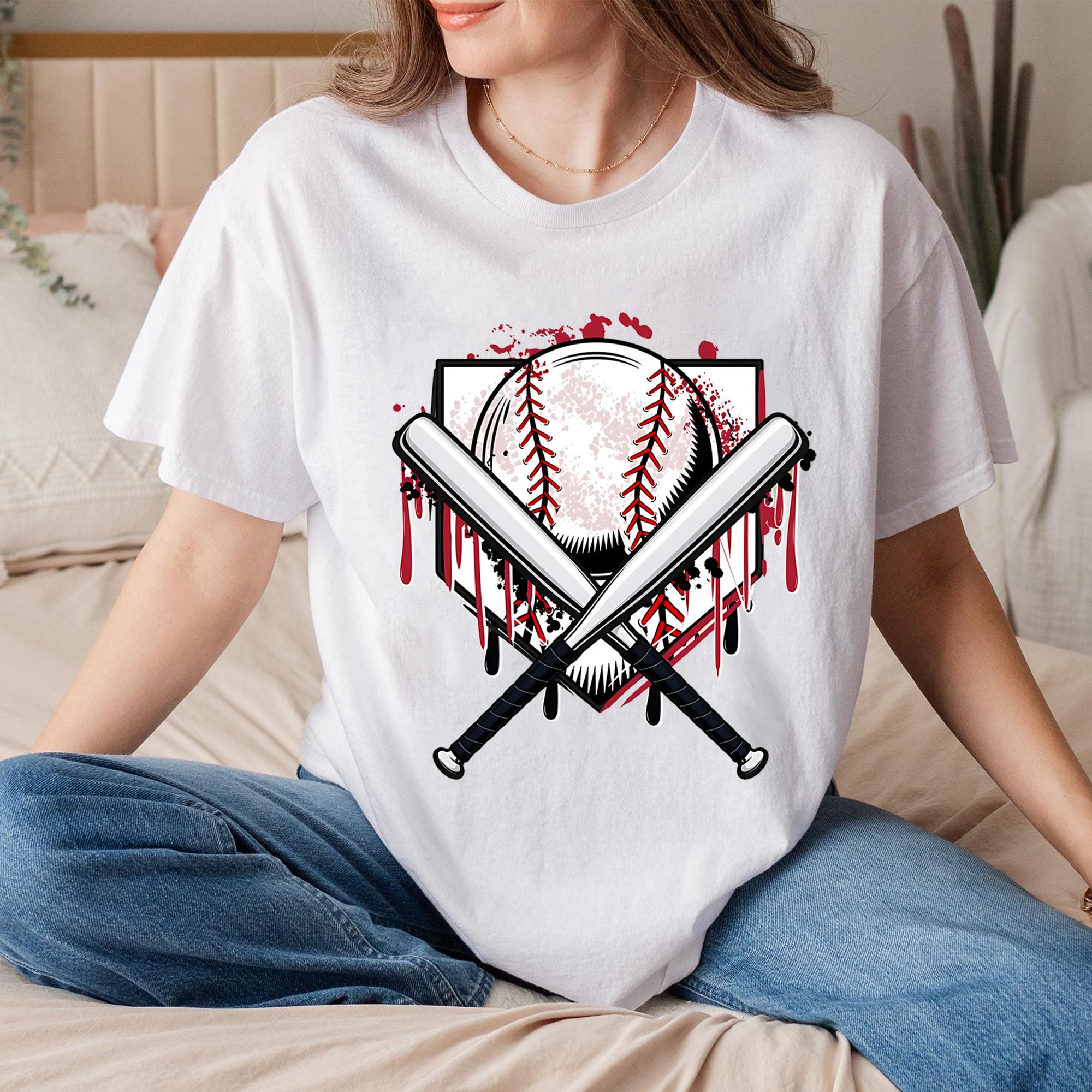 Game Day Baseball T-Shirt, Drip Grap &hellip;