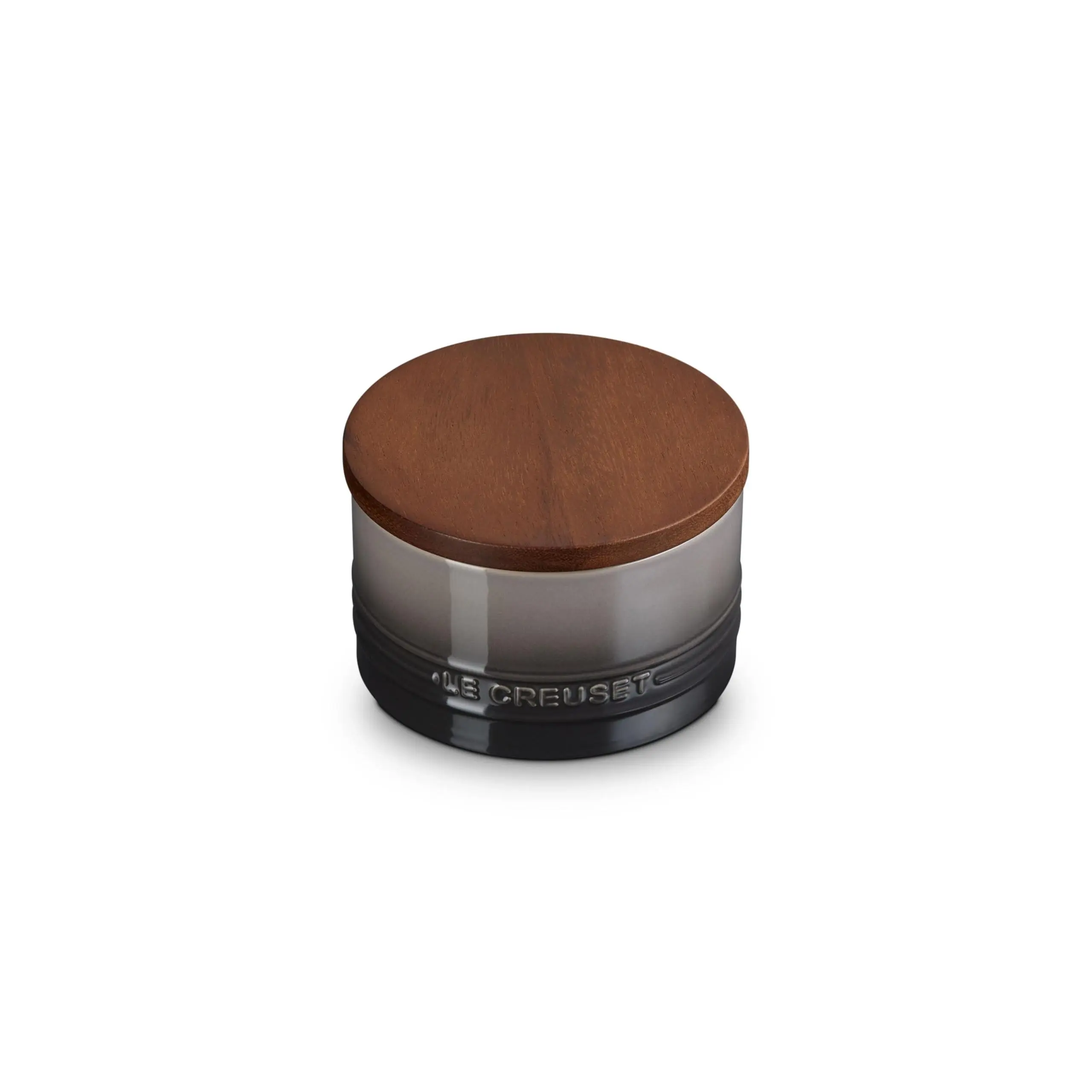 Le Creuset Stoneware Signature Canister with Wood Lid
