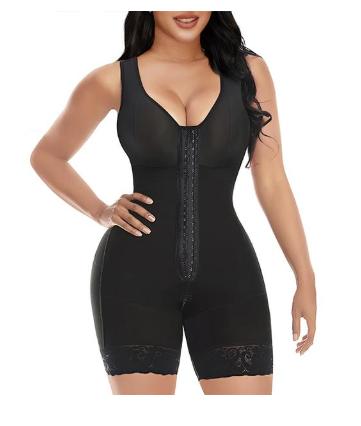 Fajas Colombianas Shapewear for Women Tummy Control Full Shapewear Butt Lifter with Zipper Crotch
