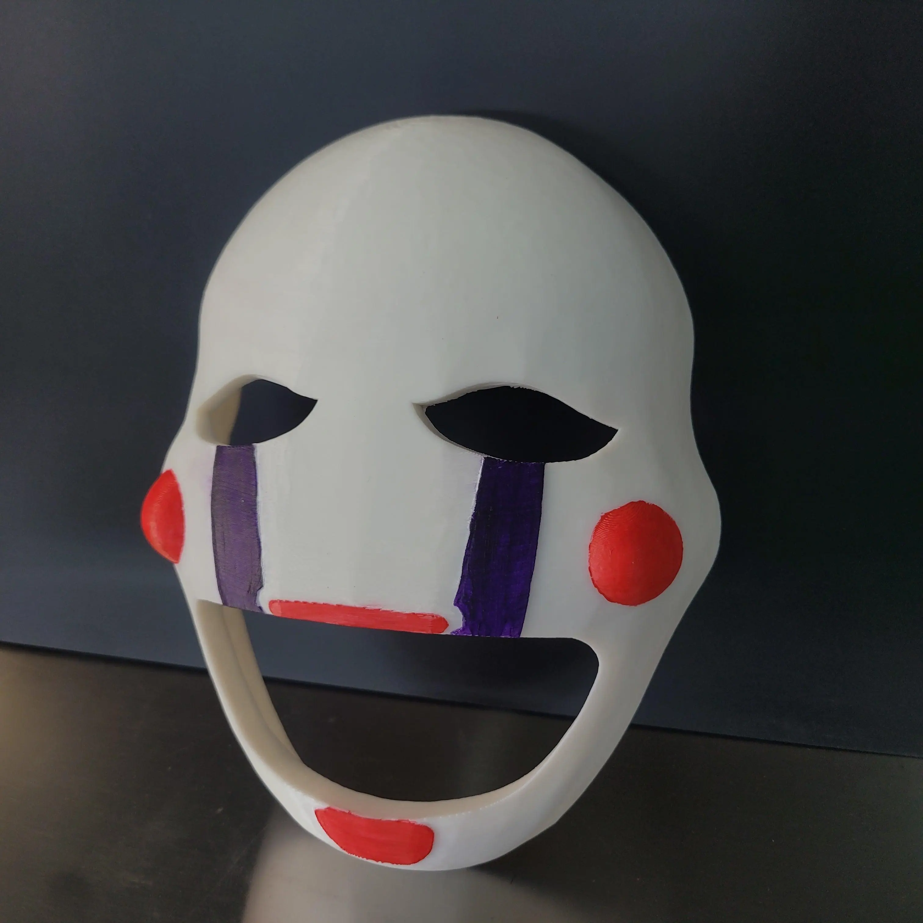 FNAF Mask | Accessory for your Marionette Puppet Costume | Ready to Paint DIY Kit