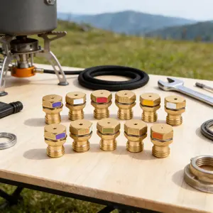 Propane Conversion Kit Brass Orifice 12PCS With Instructions For Gas Range Cooktop Stove