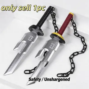 18inch 46cm Wooden Figure Safe Unsharpened Anime Cosplay Prop Samurai Katana Small Real Full Size Japanese Ornament Photograph Accessories Home Decoration Party Gift