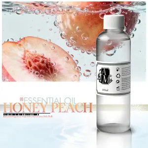 120ML HoneyPeach  Essential Oil, Reed Diffuser Refill Liquid, Suitable for Humidifiers, Laundry Fragrance, Long-Lasting Scent