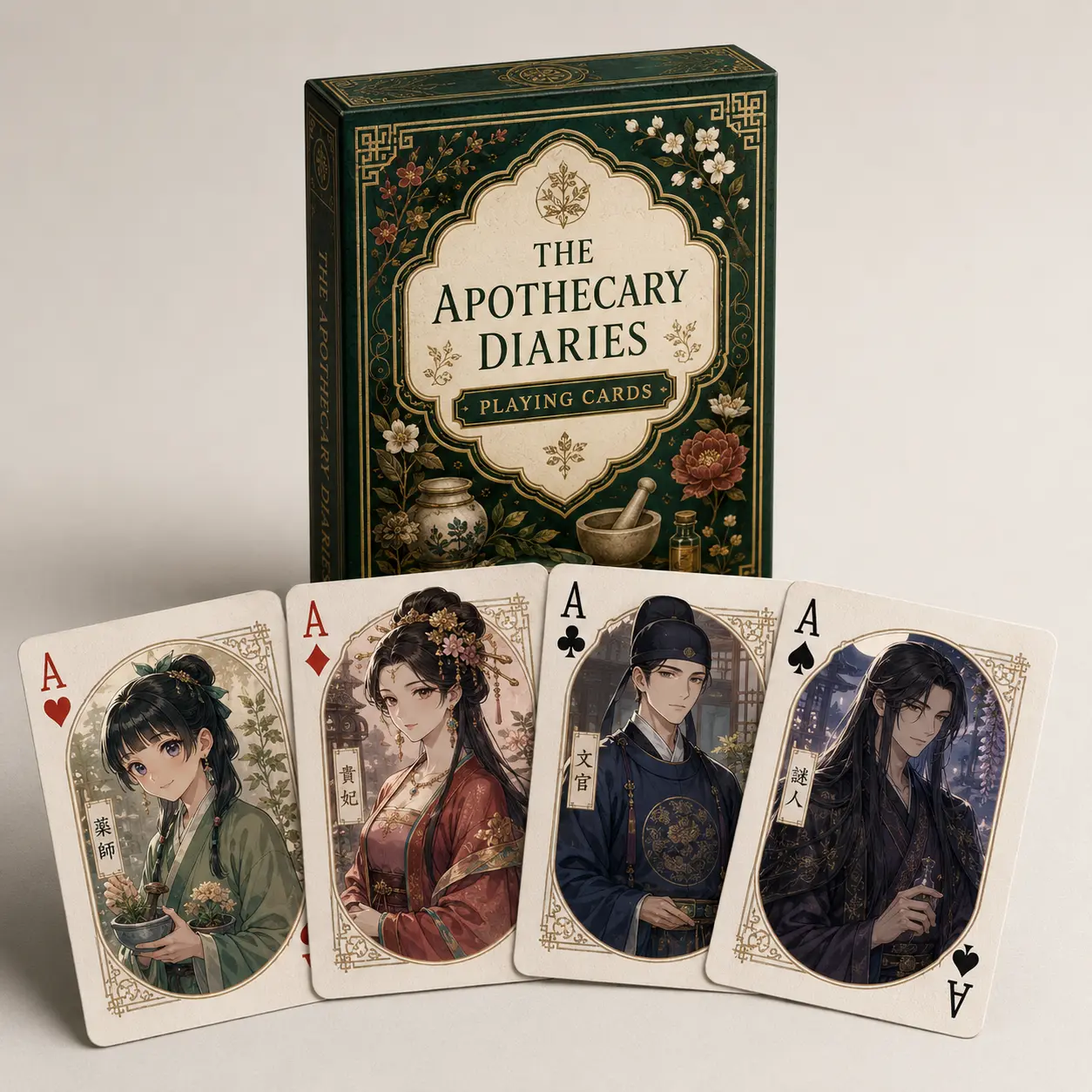 The Apothecary Diaries Playing Cards, Anime Character Poker Set & Otaku Gift