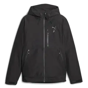 PUMA Mens Seasons Storm Jacket Athletic Outerwear Casual - Black