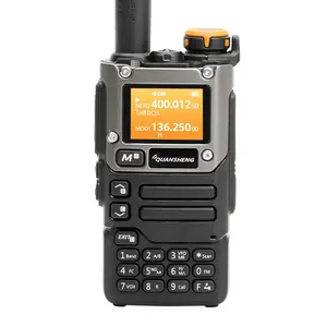 QUANSHENG K6 UVK5(8)AM/FM/DTMF walkie Talkie 200Three Frequency Receiving walkie Talkie NOAA Weather Forecast, with Flash Replication Frequency Tpye-C LCD Display for Hiking Camping Trip Two-way radio Audio Charging