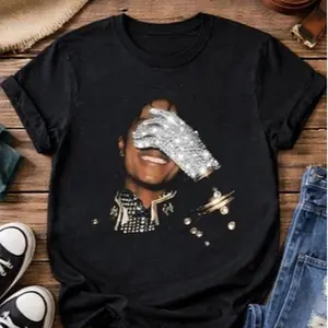 Retro King Of Pop Michael Trendy Jackson Graphic Tee Custom Unisex T-Shirt1