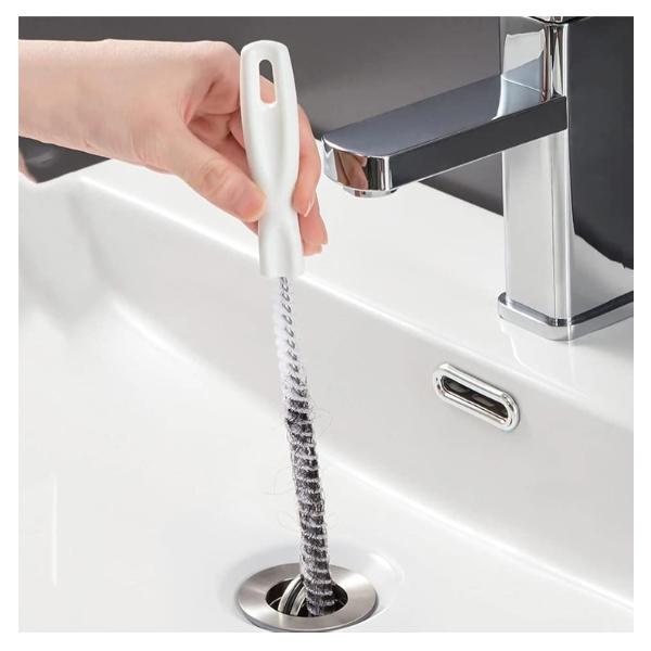 Pipe Dredging Brush Bathroom Hair Sewer Sink Cleaning Brush Drain Cleaner Clog Plug Hole Remover Sewer Pipeline Cleaning Tools