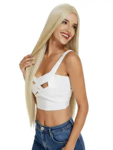 40 Inch Mixed Gold Straight Wig, Long Cosplay Party Wig, Natural Fluffy Daily Wear Wig, Perfect Valentine Gift for Women