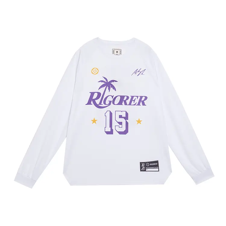 Rigorer Austin Reaves Men's Long Sleeve Round Neck Top, Long Shirt [Z123310799]