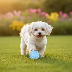 Beautiful Multicolor Pet Toy Ball, Durable Chew Toy for Dogs and Cats, Fun and Engaging Puppy and Kitten Plaything, Top Selling Puzzle Toy