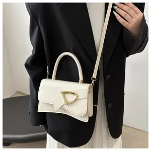 Stylish Convertible Square Bag - Minimalist Niche Design Women'S Handbag With Free Detachable Crossbody Strap (2-in-1 Function)