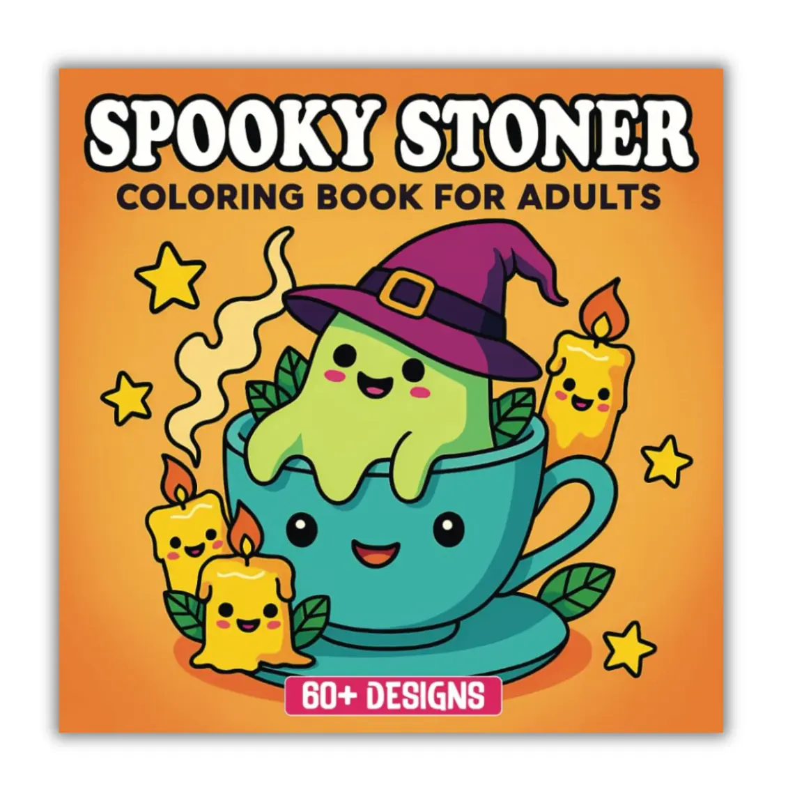 Summer Gift Spooky Stoner Coloring Book: A Bold & Funny Collection of 60+ Spooky Vibes for Adults Who Love to Chill and Color Paperback