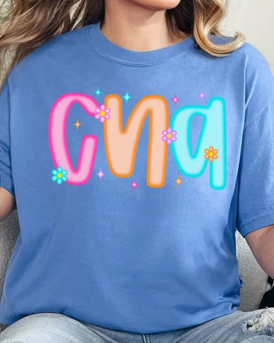 Neon Glow CNA Comfort Colors Adult Ring-Spun Cotton Tee unisex short sleeve tee