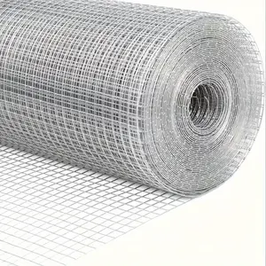 Galvanized Hardware Cloth Wire Mesh Roll, 50cm X 6m, Suitable for Chicken Coops and Poultry Fencing, Durable Garden Fence Solution