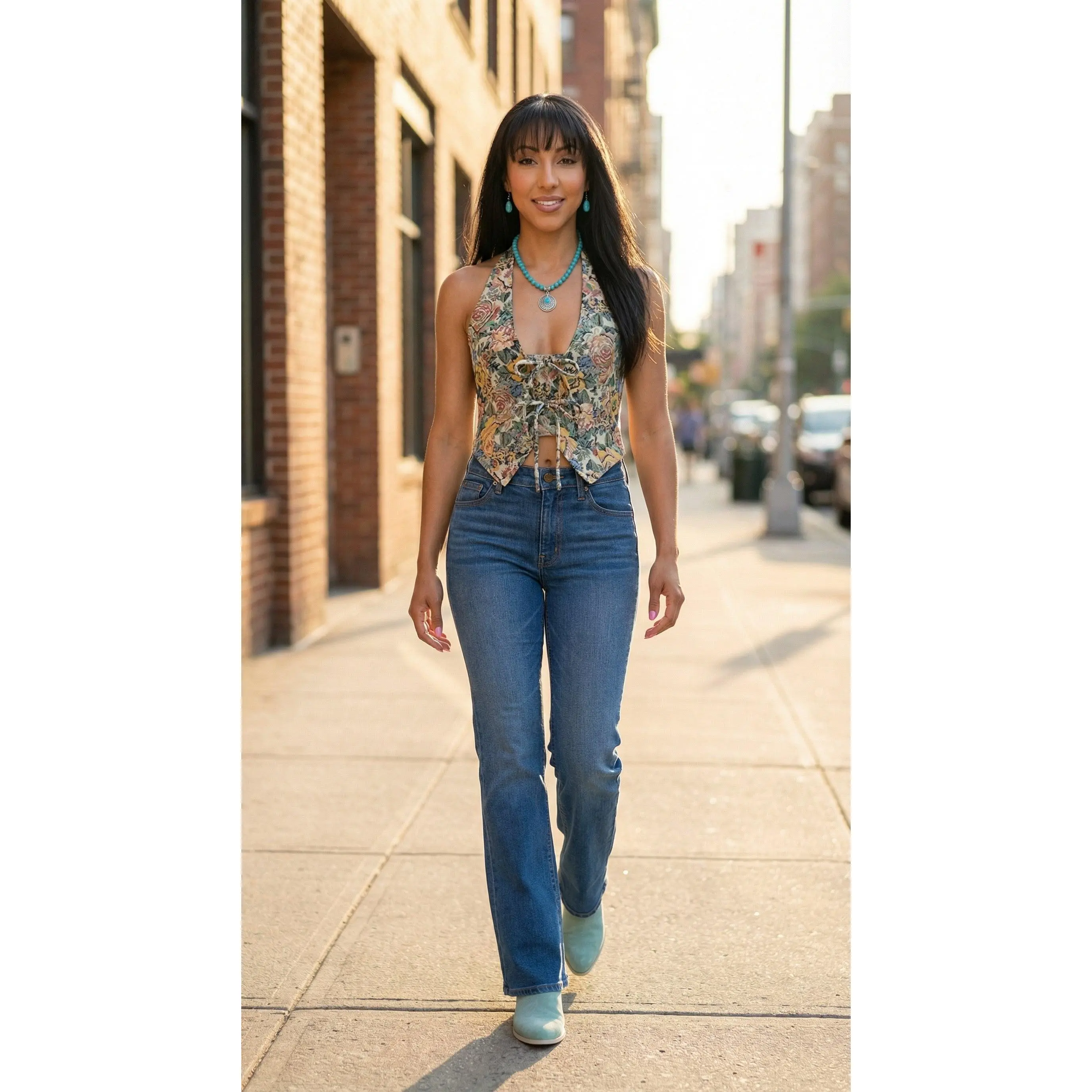 Wildflower Halter Vest