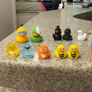 Mini Resin Duck Figurines, Cute Duck Design, Ornaments, Animal Decorations, Decorative Home Ornament, Surprise Gift Bags, Perfect for Parties, Home Decor, Birthday Gifts, Fairy Garden Decoration, Decorative Piece #GLOBAL PICKS