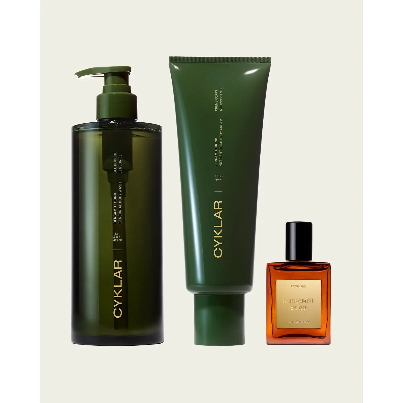 Bergamot Bond Body Care Essentials Set - Sensorial Body Wash, Nutrient-Rich Body Cream & Perfume Oil Bergamot Bond Body Care Essentials Set - Sensorial Body Wash, Nutrient-Rich Body Cream & Perfume Oil