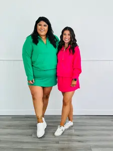 French Terry Hoodie Jacket (Reg. and Plus) - 2 Colors