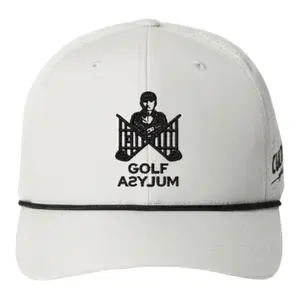 GOLF ASYLUM - JUNIOR Straight Jacket Cap (White/Black)
