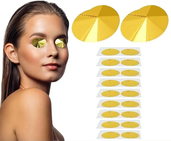 Crystal Disposable Tanning Goggles Bulk Salon Value 100 Count - Lightweight, Latex-Free, Gentle Fit, Fresh, Compact, Hygienic Sun Protection Accessories for Red Light Therapy, Salon Use, Home Use (Boxed), Unscented, Uv Blocking, Dual-Sided Adhesive, Eye,