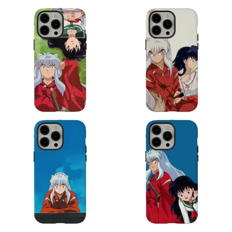 Classic I-inuy-asha Phone Case , Inu-yasha & Kagome Protective Case,For iPhone 17 Pro Max 16 15 14 13 12 11 for Samsung S21 S22 S23 S24 S25 Phone Case|Gift for him and her,Phone Accessories