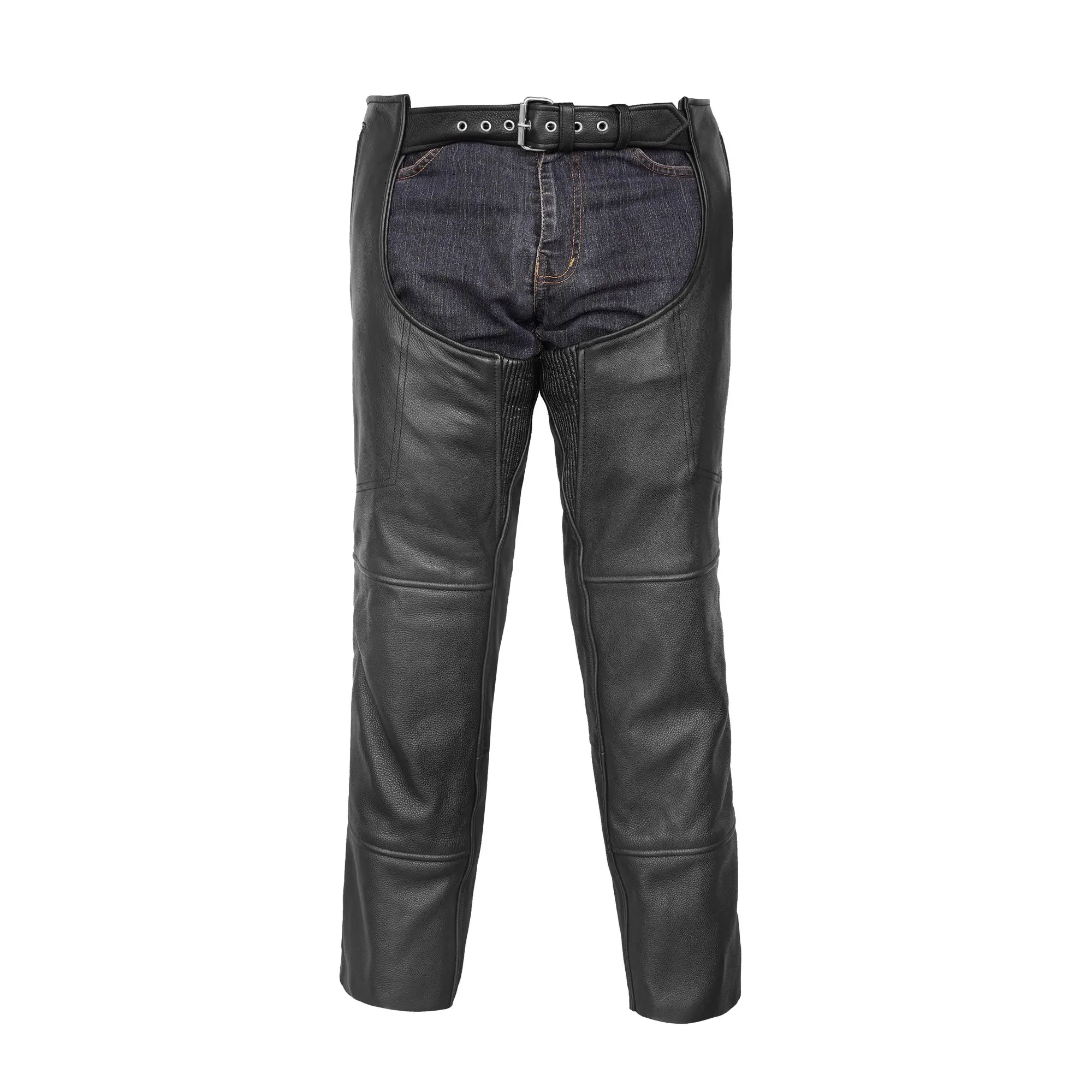 Nightshade Rider Unisex Motorcycle Leather Chaps