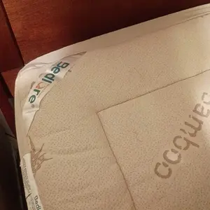 Topper on bed