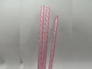 Pink Crystal Swirly Straw (40oz Tumbler)
