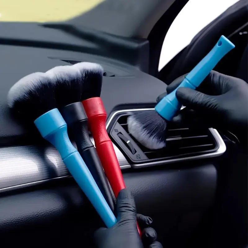 Car Brush Ultra-Soft Detailing Brush Super Soft Auto Interior Detail Brush With Synthetic Bristles Car Dash Duster Brush Car Detailing Brushes