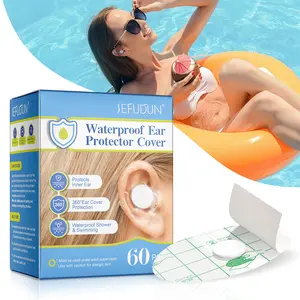 Sefudun Waterproof Ear Covers, Shower and Swimming Protection, Inner Ear Protection, 360 Degree Ear Cover, Suitable for Swimming or Showering