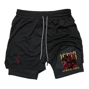 [Father's Day Gift] Shadow Warden Easy-to-match design for everyday street fashion Men’s Running Shorts with Compression Liner Quick Dry Fit