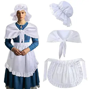 Trendy Cute Apron Three-piece Set Clothing