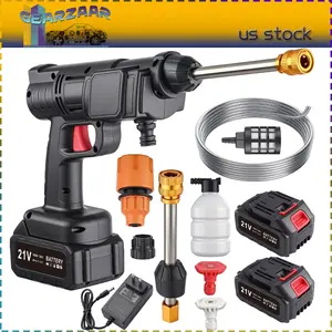 Cordless Car Pressure Cleaner with Progressive Pressure System | 10m Spray Distance + 6-in-1 Nozzle | For Cars,Bikes,Patios,Fences