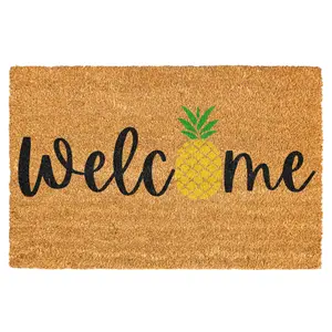 Pineapple Doormat, Welcome Mat, Cute Door mat, Tropical Doormat