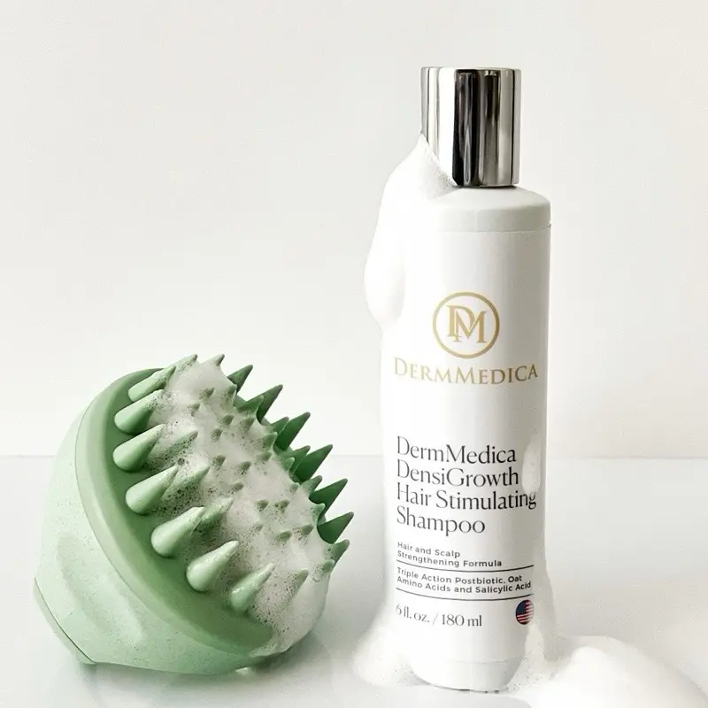 DermMedica Hair Shampoo for Fuller Healthier Hair - Gentle Scalp Cleansing & Volume Support - All Hair Types
