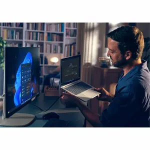 HP EliteStudio 8 AiO G1i All-in-One Computer - Intel Core Ultra 7 265 - vPro Technology - 16 GB - 512 GB SSD - 23.8" Full HD - Desktop - Pike Silver