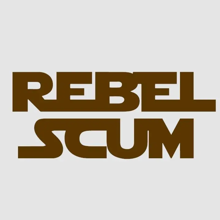 Rabel Scum Vinyl Decal Sticker UV & Waterproof Bumper Window Laptop Automotive Water Bottle Gift accessories – BROWN 7"