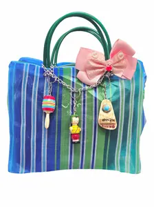 Customized Handbag #10 with Unique Zipper & Adorable Keychains for Fun Moments Perfect for Outings & Daily Use Elevate Your Style with Personalization Options