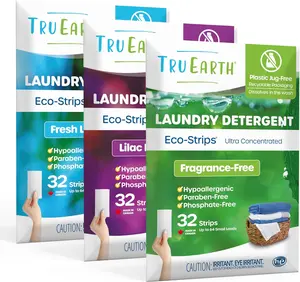 Laundry Detergent Sheets Bundle - Up to 192 Loads (96 Sheets) - Original Eco-Strip Liquidless Laundry Detergent, Travel Laundry Sheets - Scent Variety Pack