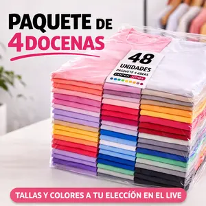 AE ALMA EDELIA'S DISEÑOS A TU ESTILO 48 Pack Women's Boutique Applique Blouses Pick Your Styles During Live Boutique Fashion Tops S-3XL Stretch Fabric Comfortable Fit