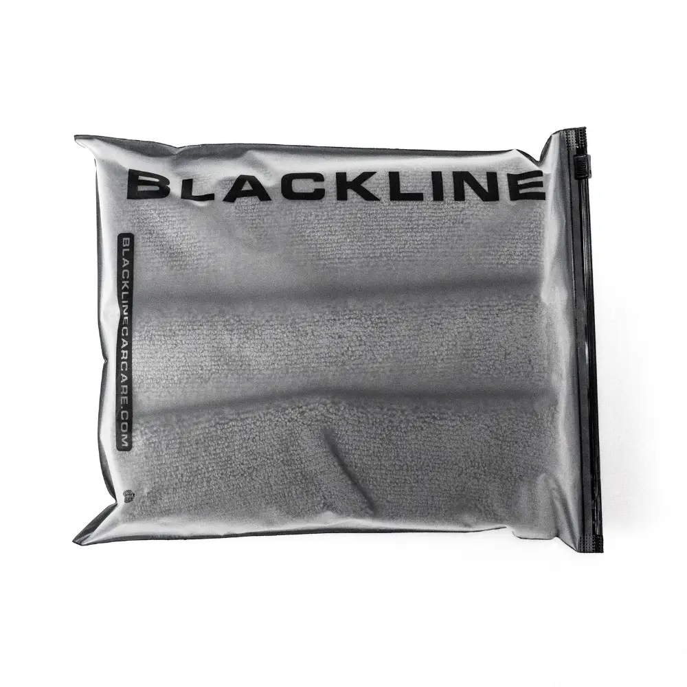 BLACKLINE Microfiber Towel (3-Pack): Ultra-soft, lint-free, scratch-free. Perfect for wax, polish, buffing, and interior detailing.