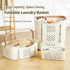 Yi'er Dirty Laundry Basket, Durable Storage Solution for Clothes, Space-Saving Design, Ideal for Home Use, Easy to Clean