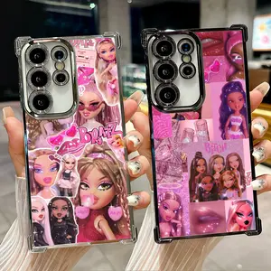 Silicon Case For Samsung Galaxy S26 S25 S24 S23 S22 Plus Ultra FE Soft Phone Back Cover Cartoon Fashion Bratzs