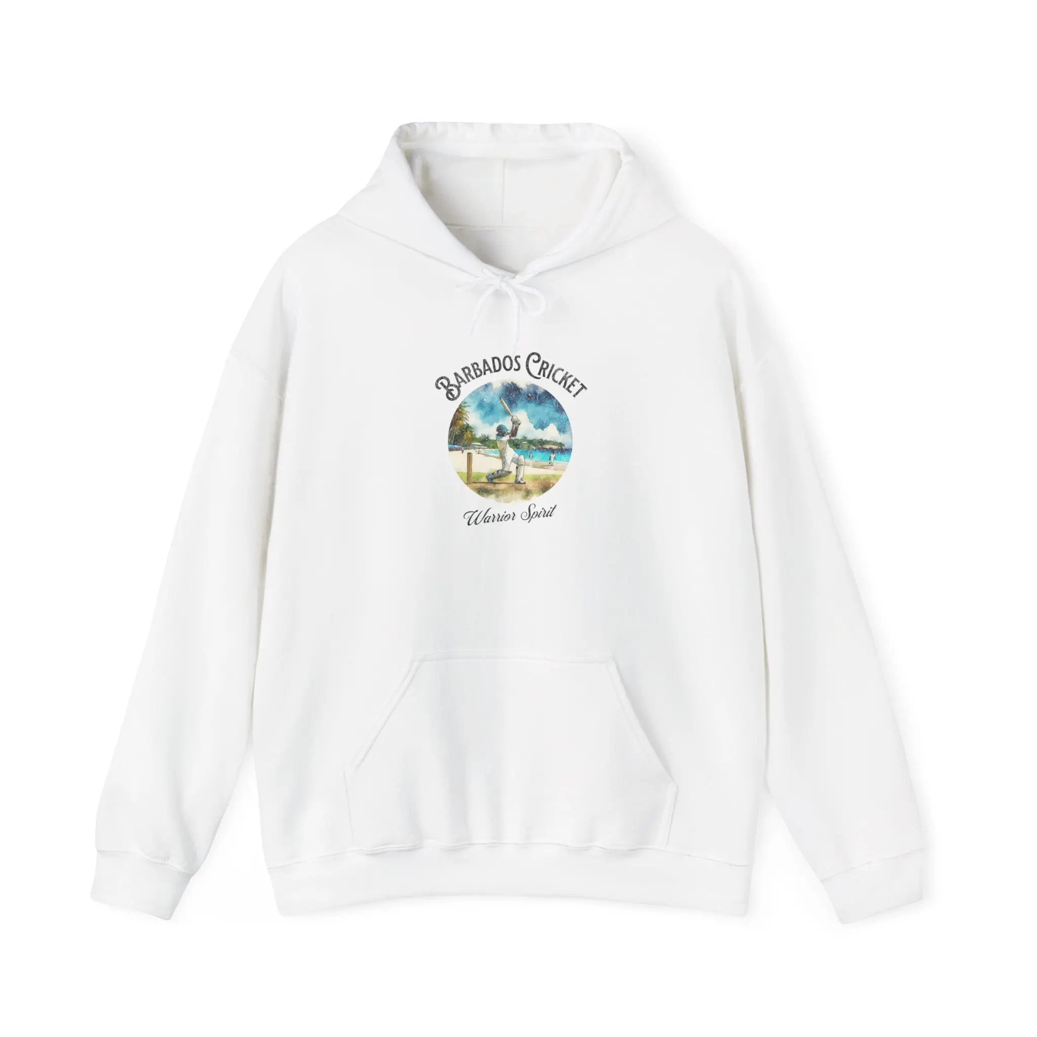 Barbados Cricket: Unisex Heavy Blend™ Hooded Sweatshirt
