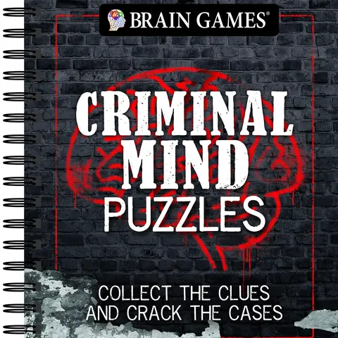 Brain Games - Criminal Mind Puzzles -- Publications International Ltd - Spiral