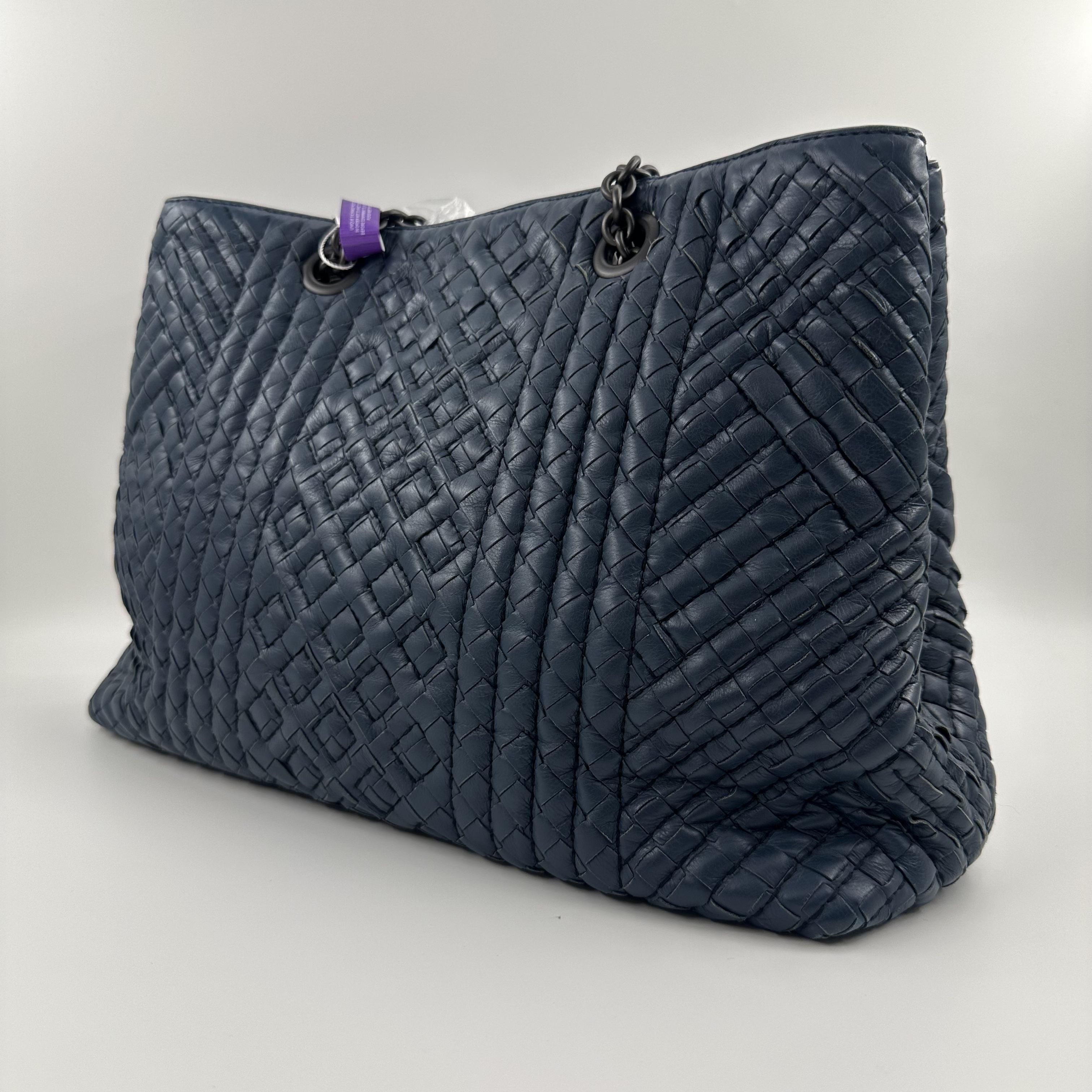 Pre-owned Bottega Veneta leather tote hand/shoulder bag