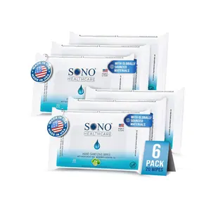 SONO Hand Sanitizing Wipes (6 PACK)